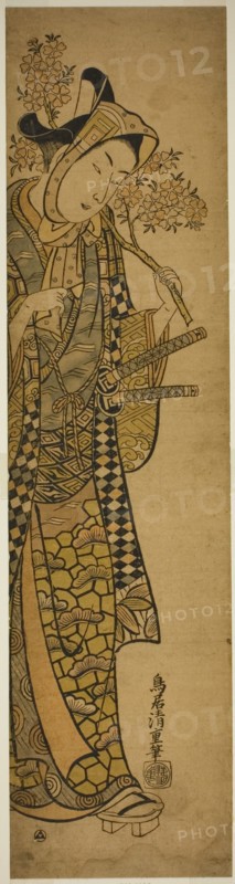 The Actor Sanogawa Ichimatsu l as a young man, c. 1742.
