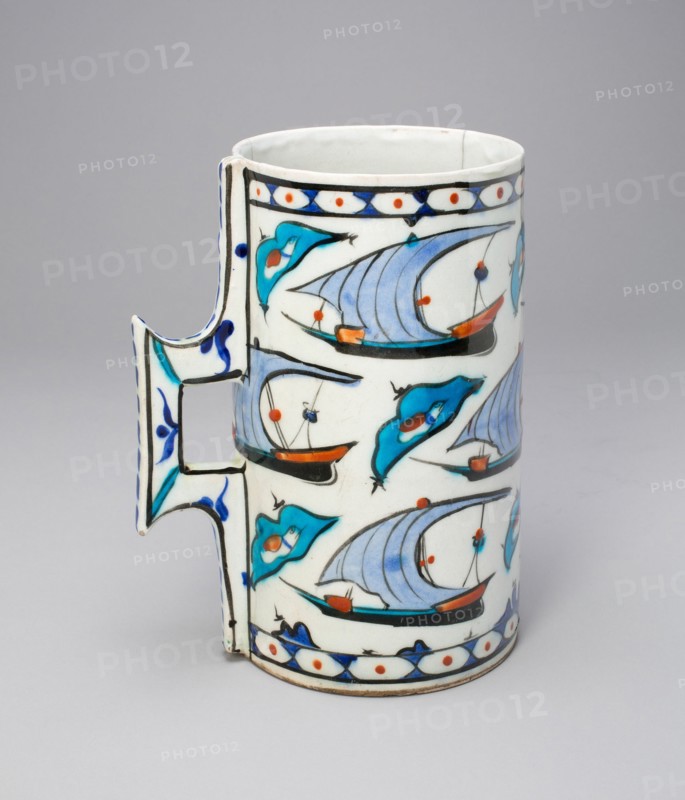 Tankard (Hanap) with Ships, Late 16th century.