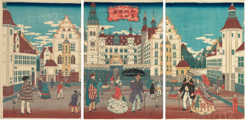 A Picture of Prosperity: America (Amerika shin no zu), 1861.