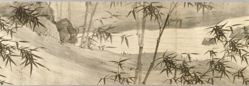 Bamboo-Covered Stream in Spring Rain, Ming dynasty (1368-1644), dated 1441.