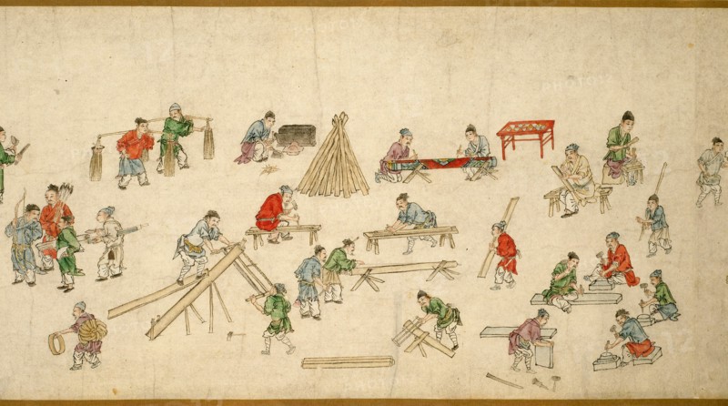 Street Scenes in Times of Peace, Yuan dynasty (1279-1368), 14th century ??.