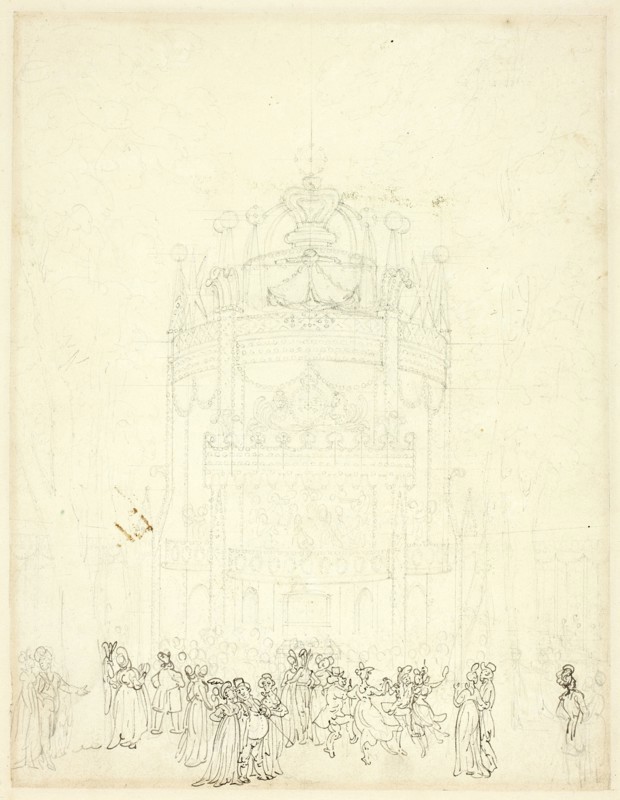 Study for Vauxhall Garden, c. 1809.