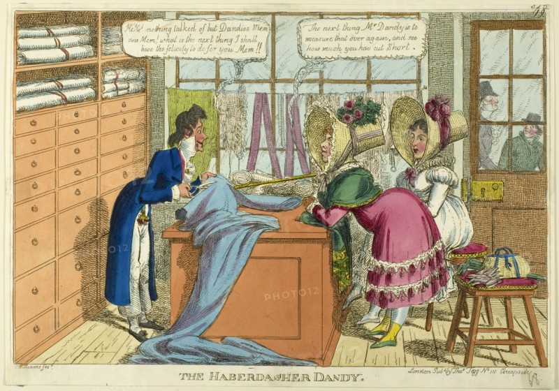 The Haberdasher Dandy, 1817-20.