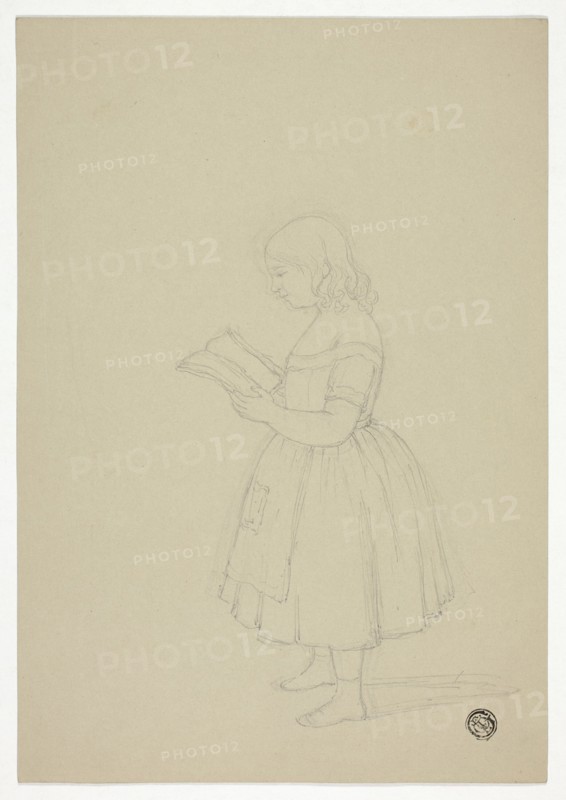 Young Girl Reading, n.d.