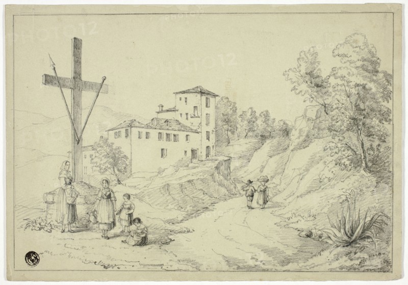On the way from Val' Oscuro to Nice, March 8, 1842.
