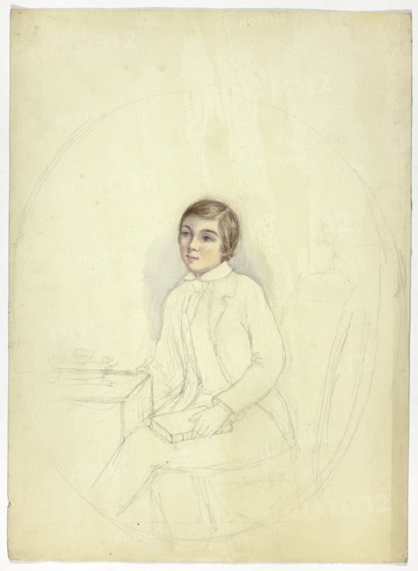 Study for Portrait of Boy with Book, n.d.