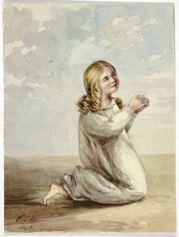 Child Praying, 1848.
