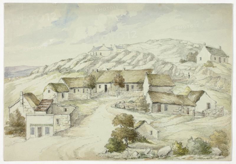 Kilkenny Village from the Rocks, November 1843.