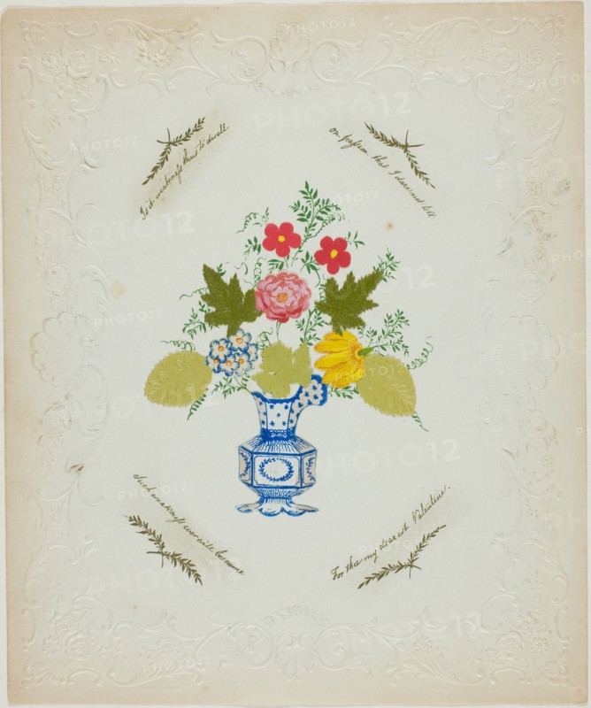 It is Weakness thus to Dwell (Valentine), c. 1850.