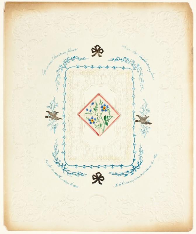 Life is Sweet (valentine), c. 1850.