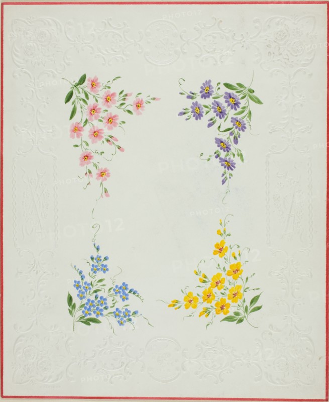 Valentine envelope, c. 1850.