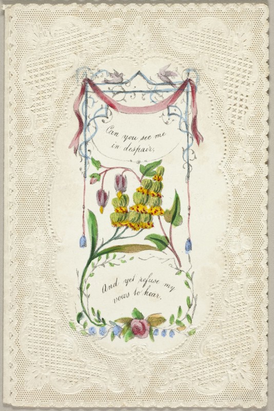 Can You See Me in Despair? (Valentine), c. 1840.