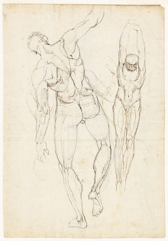 Figure Studies (recto and verso), c. 1800.