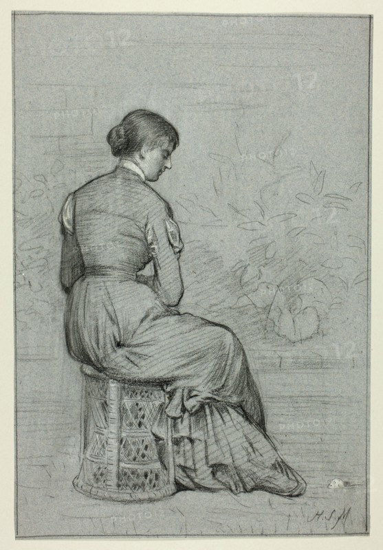 Woman Seated on a Tabouret, n.d.