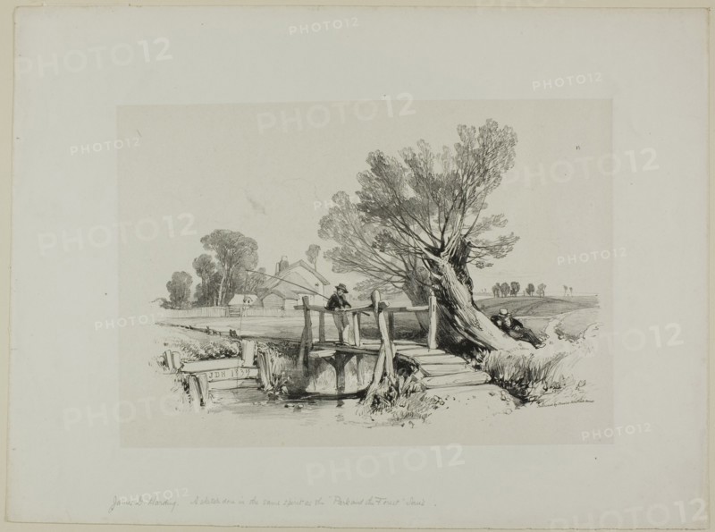 Landscape with Boy Fishing, n.d.