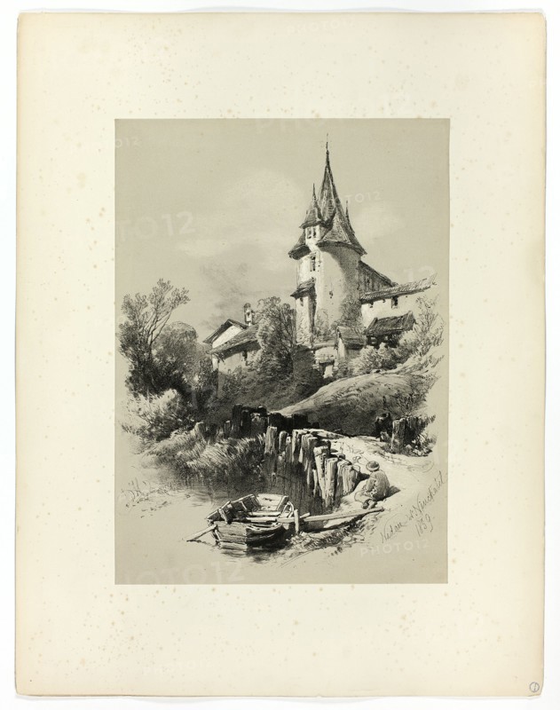 Nidan W. Neuchatel, from Picturesque Selections, 1859.