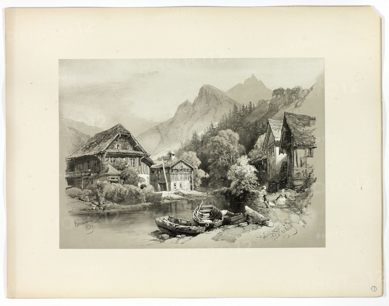 Brunnen, from Picturesque Selections, 1859.