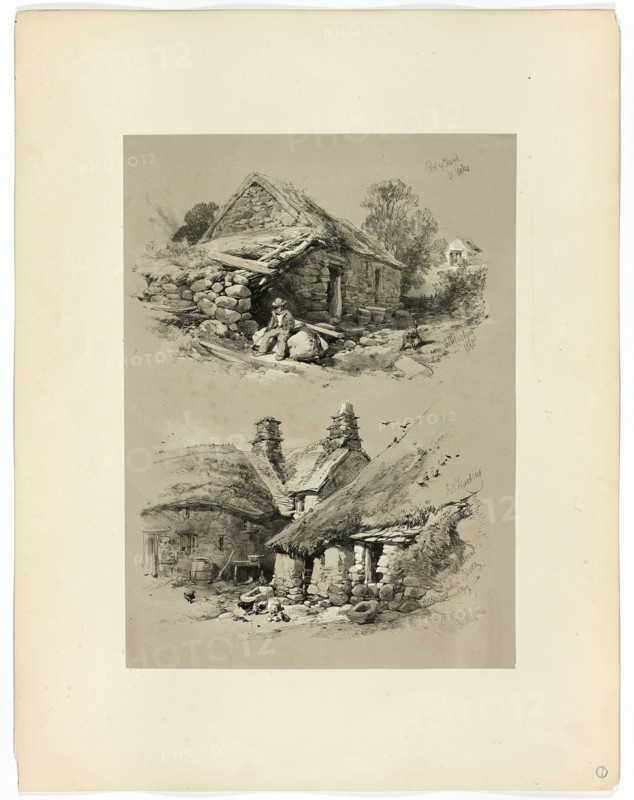 Port of Clwyd and South Brent, Devon, from Picturesque Selections, 1860.