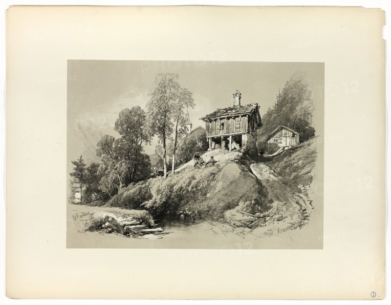 Brunnen, from Picturesque Selections, 1860.