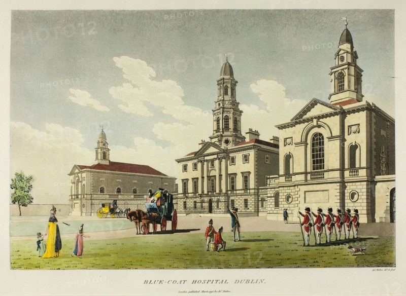 Blue-Coat Hospital, Dublin, published March 1798.