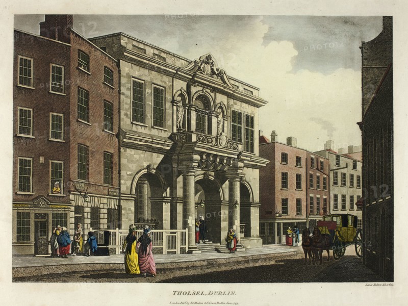Tholsel, Dublin, published June 1793.