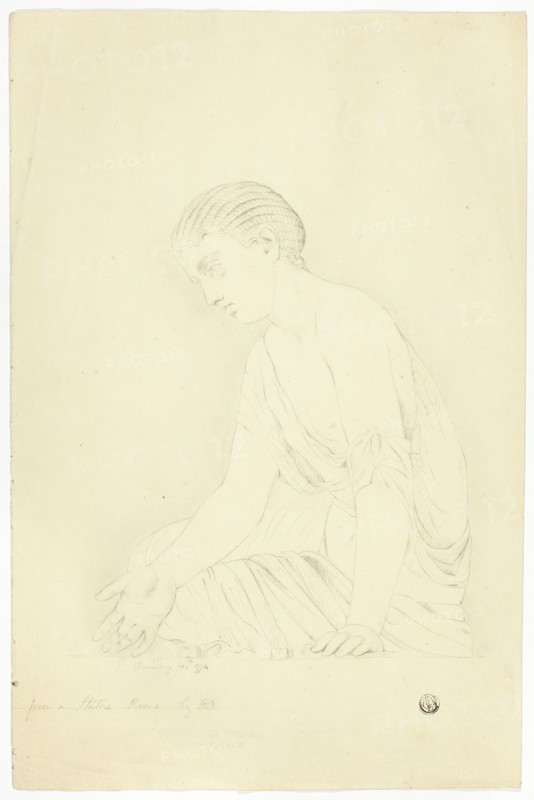 Statue of Seated Girl, 1774.