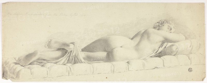 Ancient Statue of Sleeping Hermaphrodite, 1774.