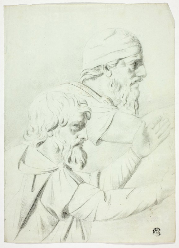 Two Men in Profile (from Bas Relief), n.d.
