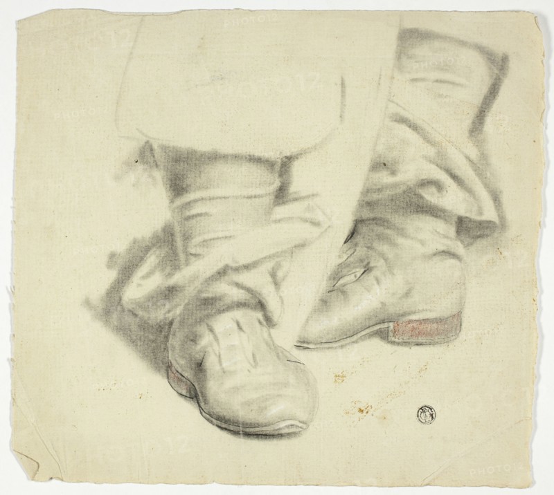 Seventeenth Century Boots of Standing Figure, n.d.