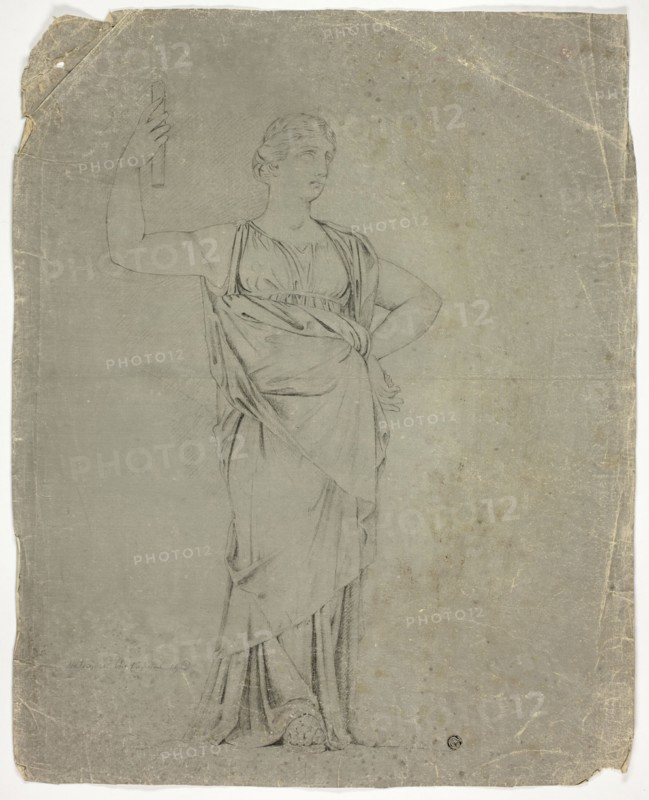 Ancient Statue of Standing Female Figure, c. 1775.