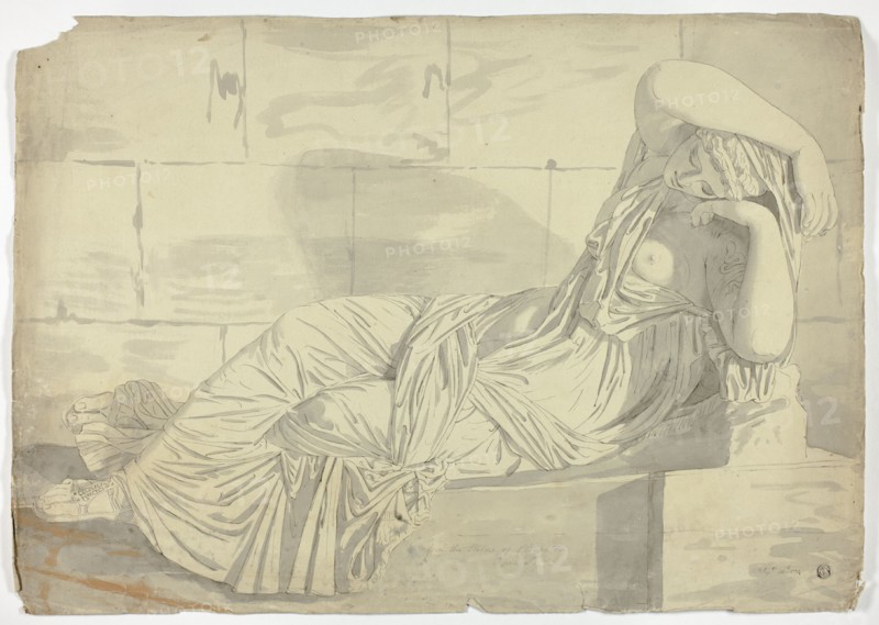 After Sculpture of Ariadne, 1774.