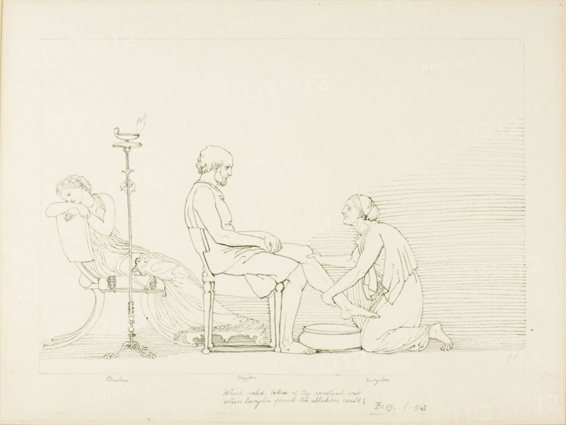 Ulysses, Penelope and Euryclea, n.d.  (comissioned 1792-3)