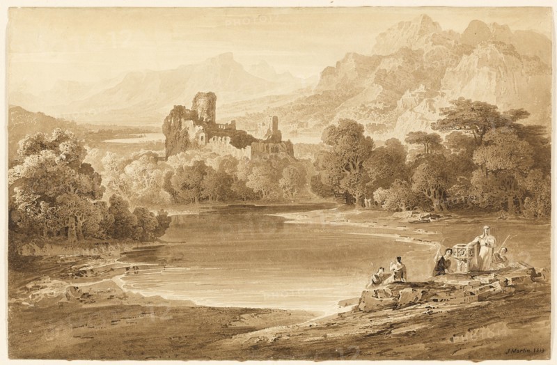 Landscape with a Ruined Castle, 1819.