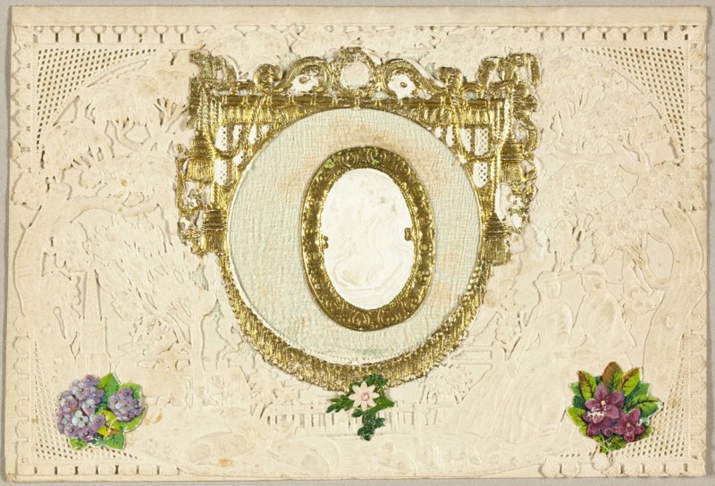 Untitled Valentine (Woman in Profile), 1860/69.