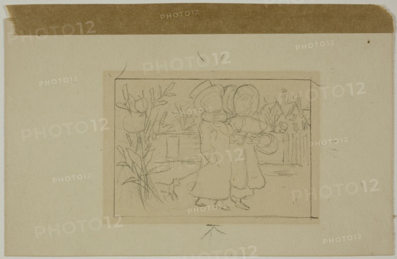 Two Figures Walking, n.d.