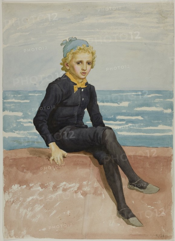 Eddie at the Seashore, n.d.
