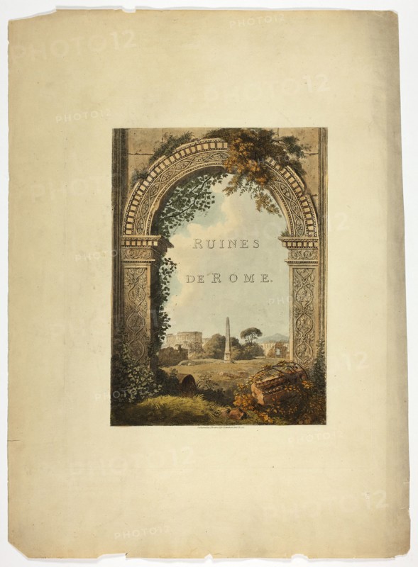 Title Page to Ruins of Rome, published March 1, 1796.