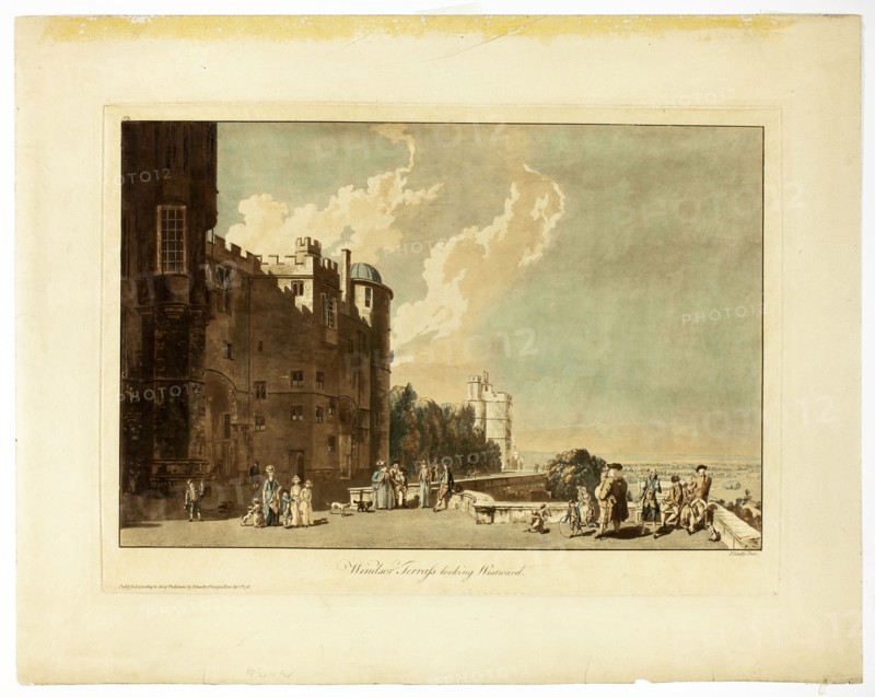 Windsor Terrace Looking Westward, 1809.