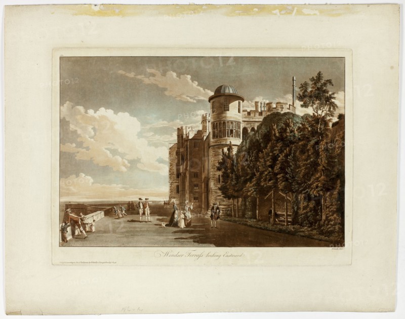 Windsor Terrace Looking Eastward, 1809.