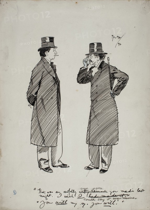Oscar Wilde and Whistler, 1894.