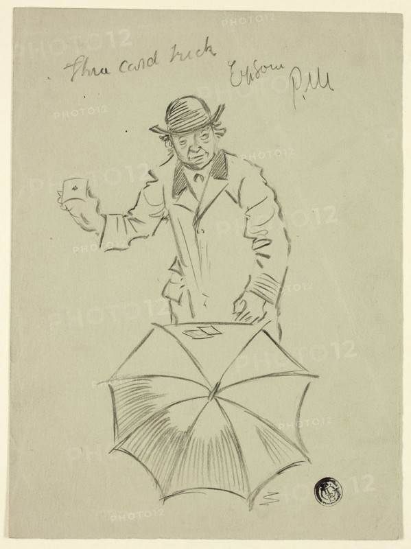 Three Card Trick, Epsom, n.d.