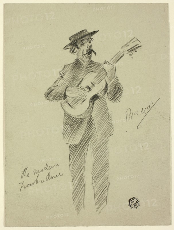 The Modern Troubadour, n.d. Creator: Philip William May.