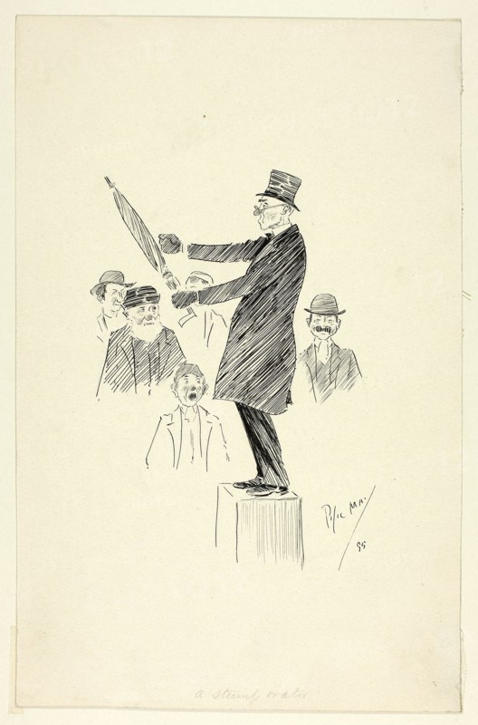 A Stump Orator, 1899.