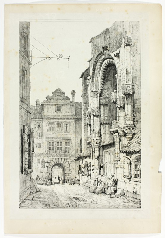 Thein Church, Prague, 1833.