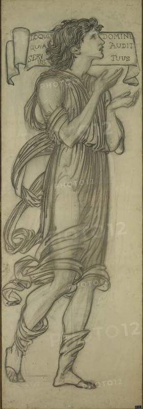 Samuel (Cartoon for Lady Chapel east window), March 1872.