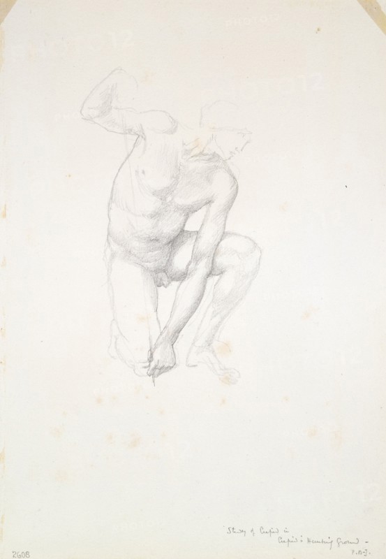 Study for Cupid, c. 1873-77.