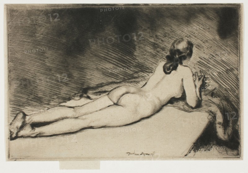 Nude Figure Lying Down, 1906.