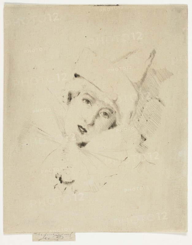 Pierrot, Portrait of the Lady A. C., 1888.