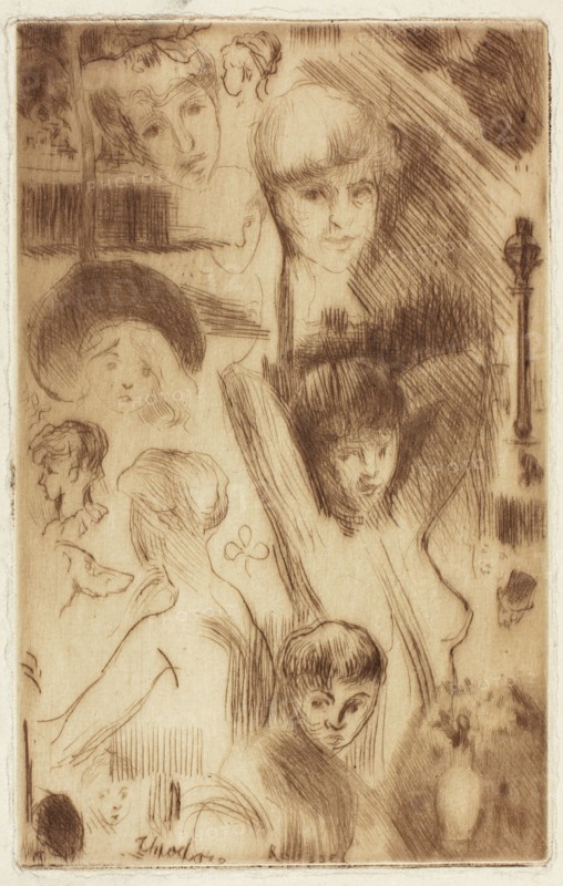 Sketch Plate, Parson's Green, 1906.