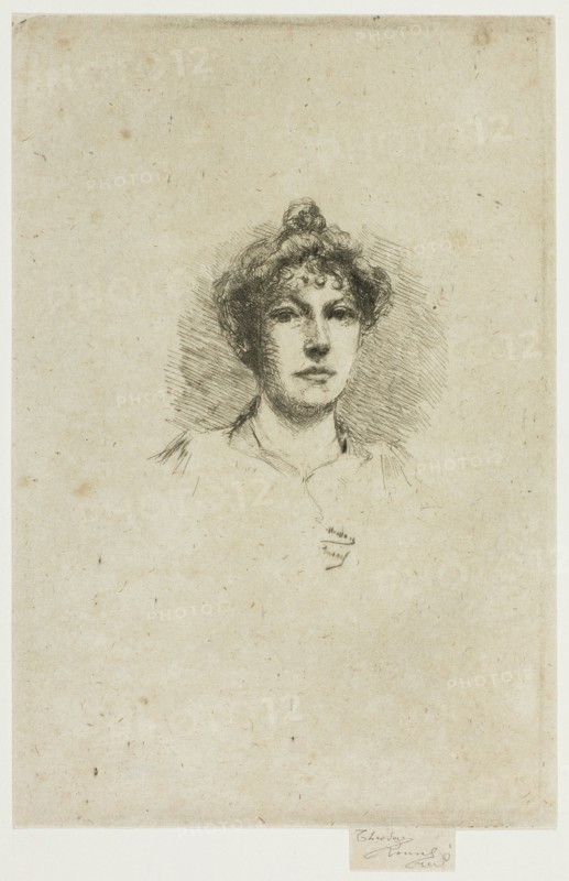 Portrait of Miss Edith Austin, 1895-1900.